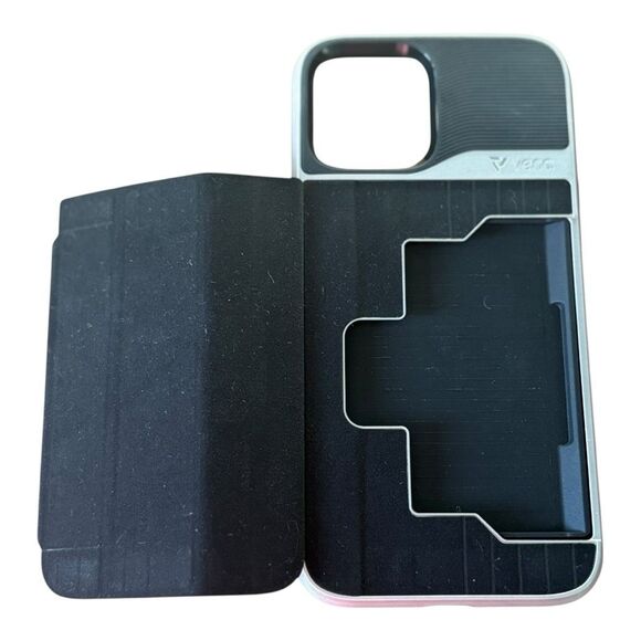 Vena vCommute Wallet Case Cover for Apple iPhone 12 Pro Max Navy and Silver - Picture 4 of 9